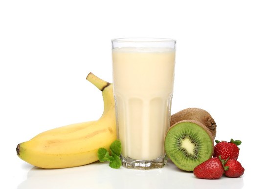 Banana Milkshake With Juice