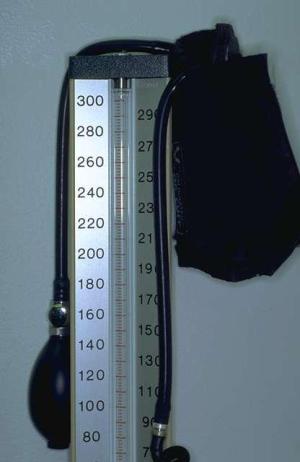 blood pressure is measured in millimeters of mercu