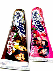 closeup chocolate tooth paste closeup chocolate tooth paste