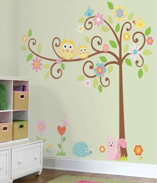 Decorate walls, floor and windows