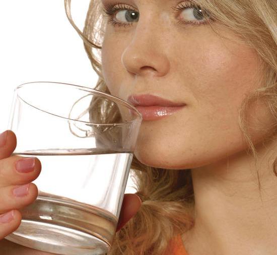 Drink plenty of water