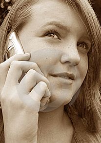 girl with cell phone 64