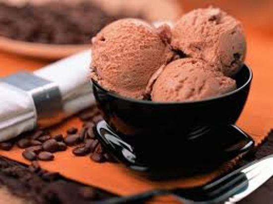 Ice cream and chocolates