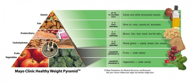 Mayo Clinic Diet Pyramid