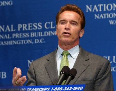 schwarzenegger at national press club