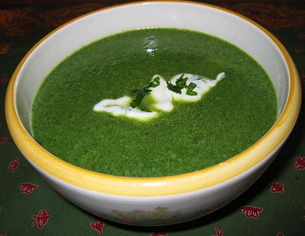 Spinach soup Spinach soup