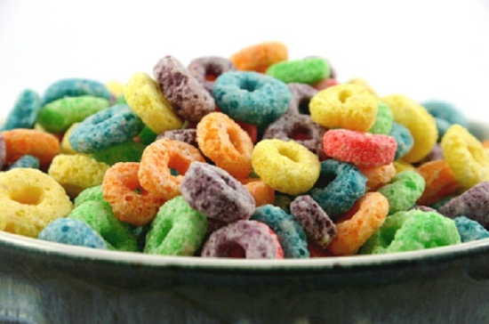 Sugary cereals