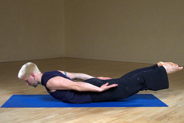 The Salabhasana or Locust Pose