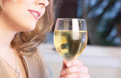 woman drinking wine 7777